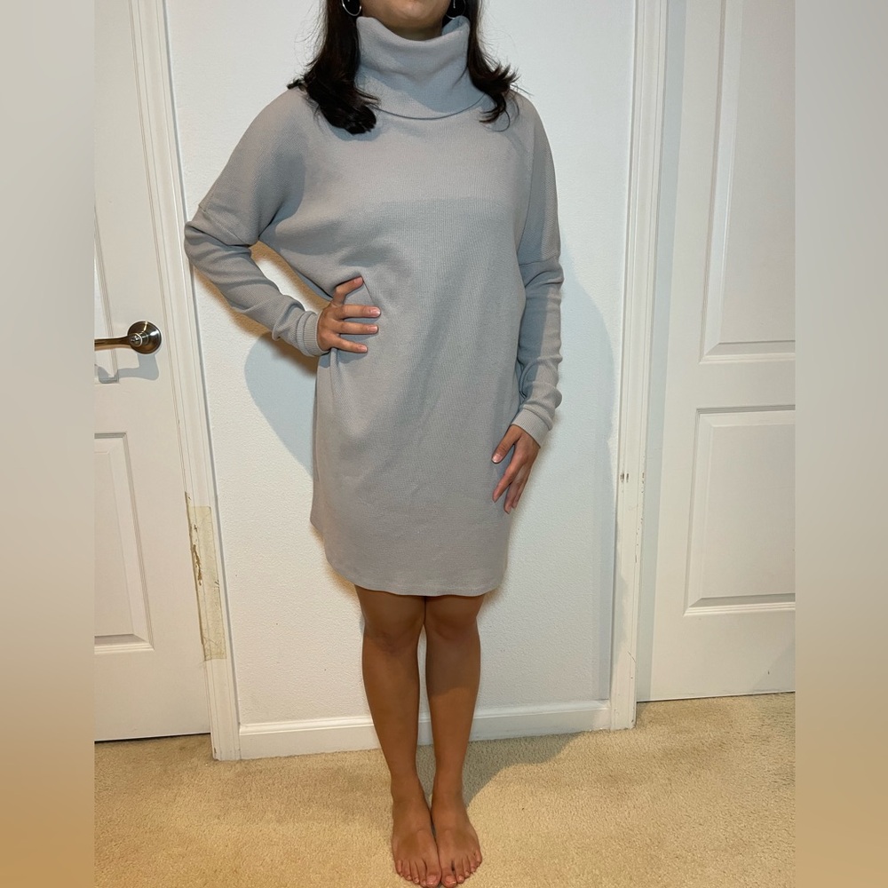 Lulus Oversized Turtle Neck Knit Tunic
